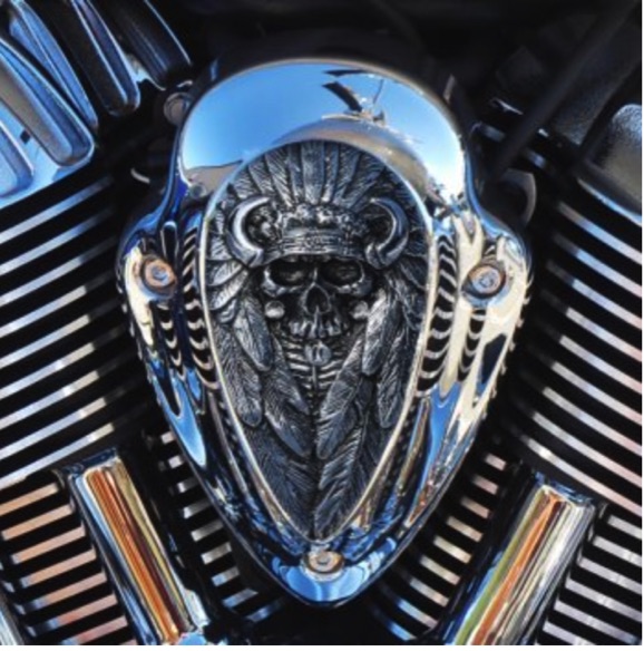 indian motorcycle horn cover medallion